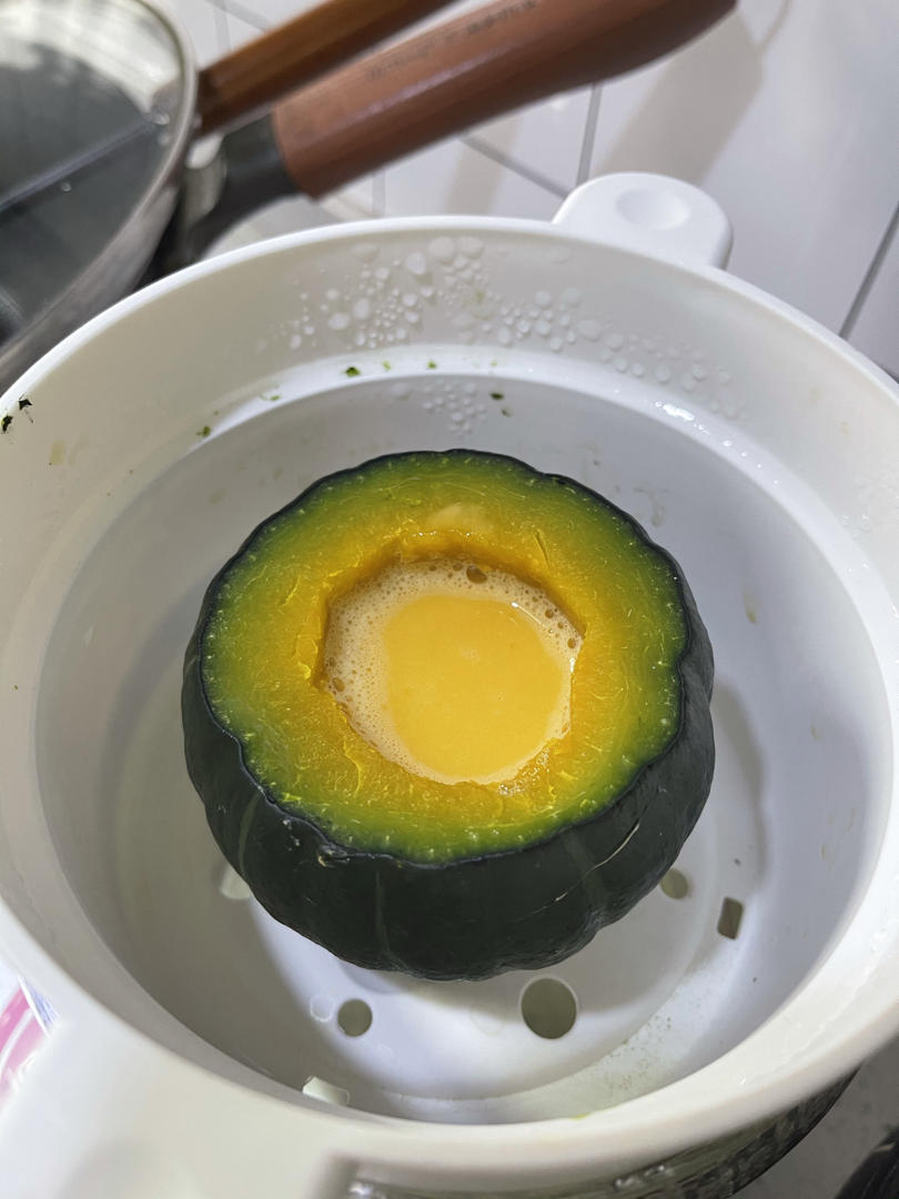 y亚a头selina做的贝贝南瓜炖蛋