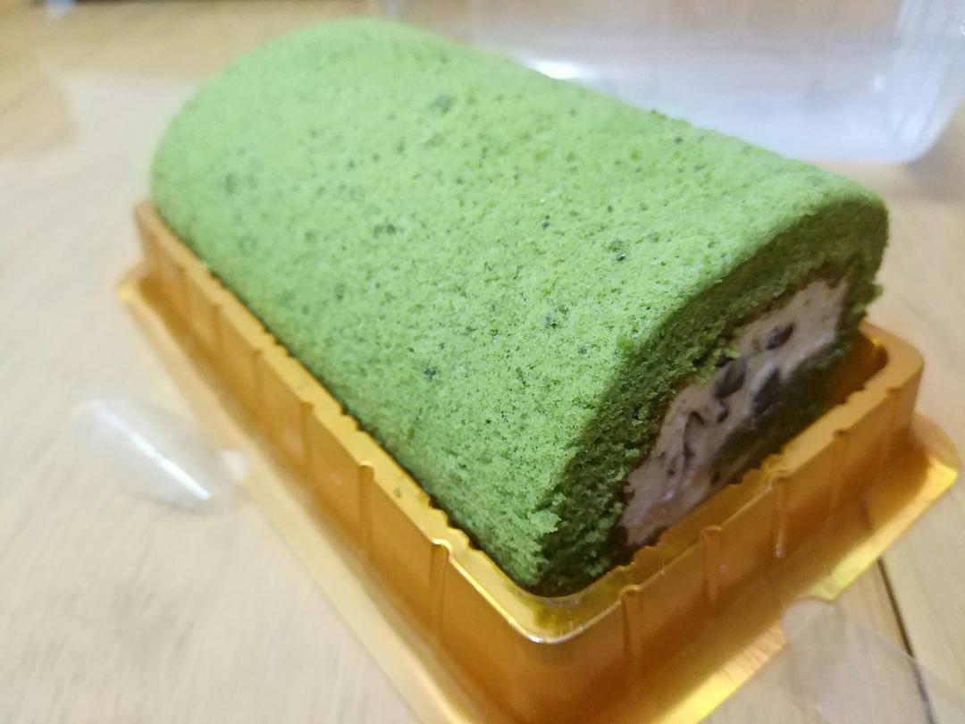 抹茶蜜豆蛋糕卷
