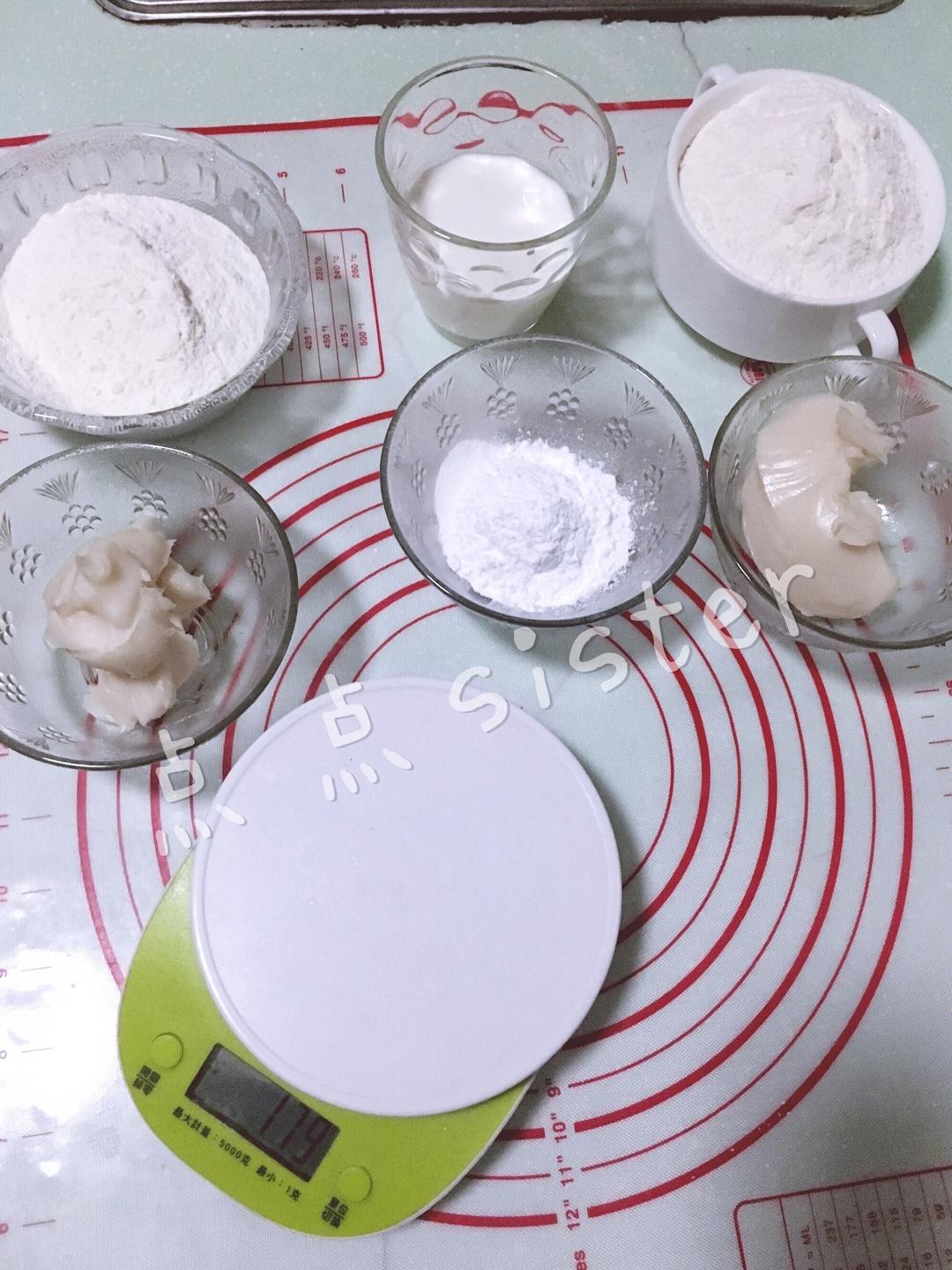 纯奶手撕吐司的做法 步骤1