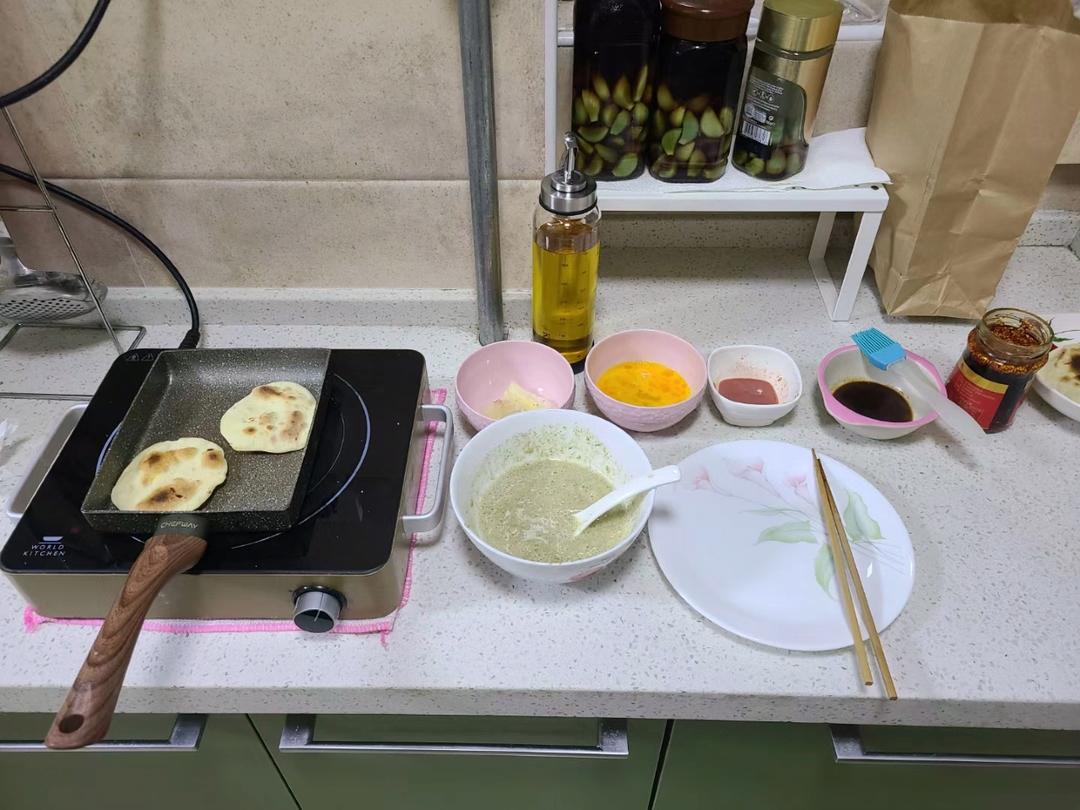 天津卫的早餐～煎饼果子