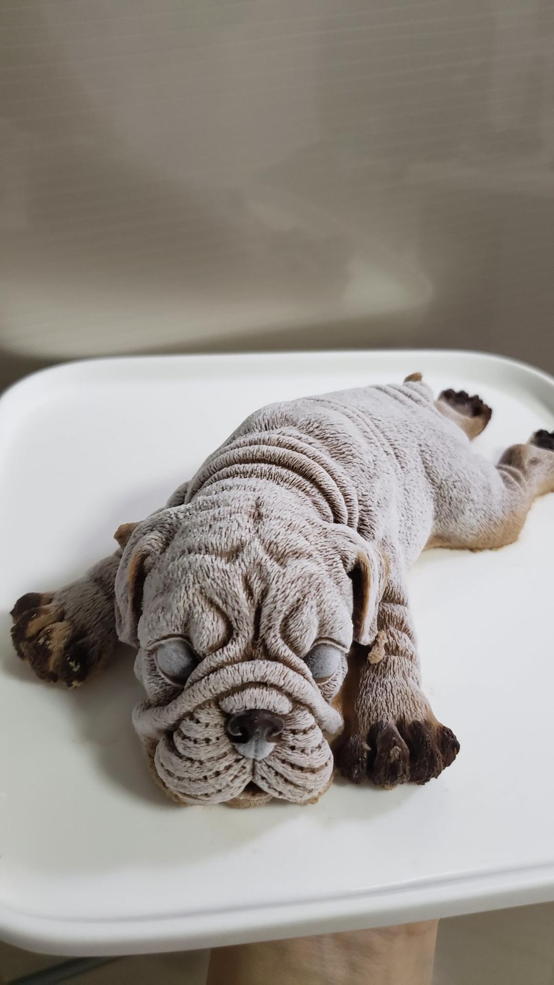 4寸黑巧克力沙皮狗慕斯