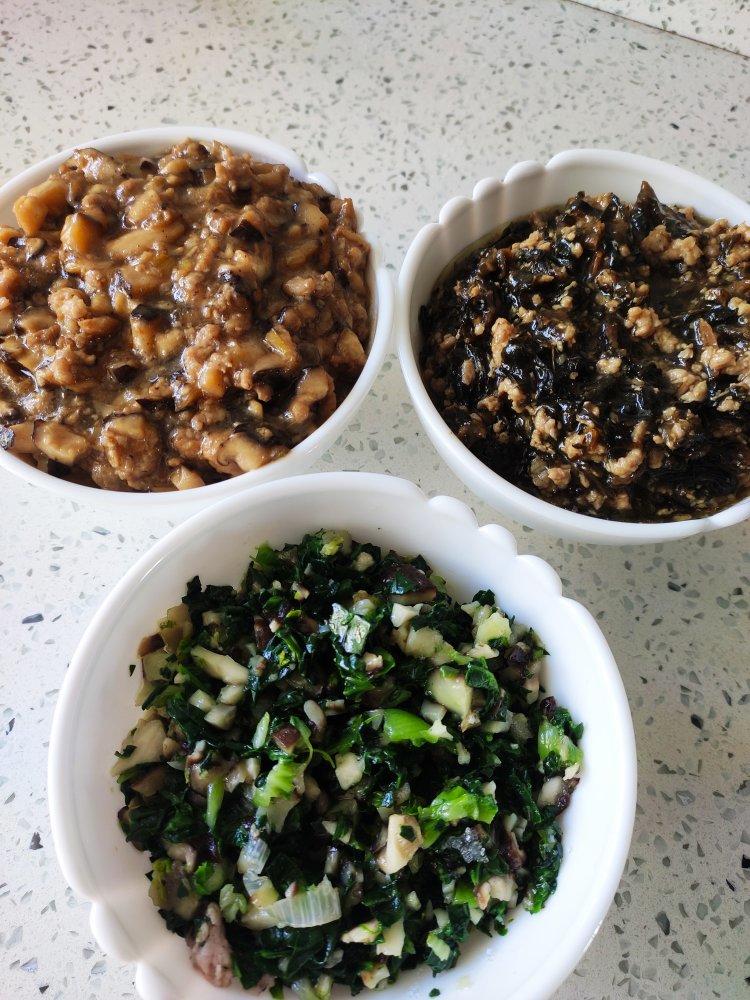 青菜香菇包子