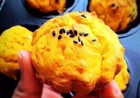 南瓜马芬无忧无糖好低脂有木有！