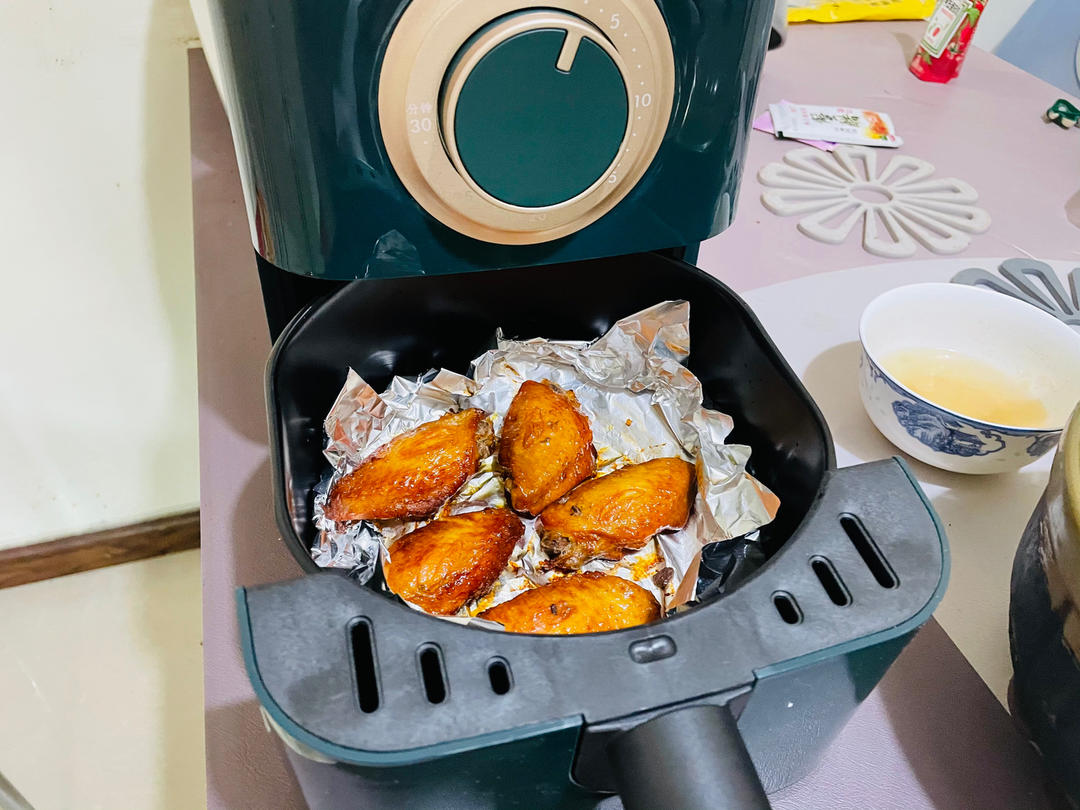 无油！空气炸锅烤鸡翅