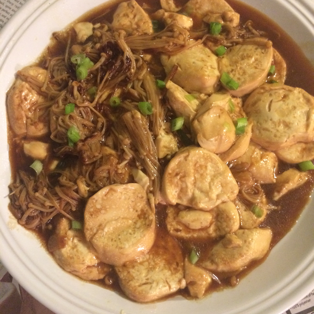 超级下饭菜--金针菇日本豆腐