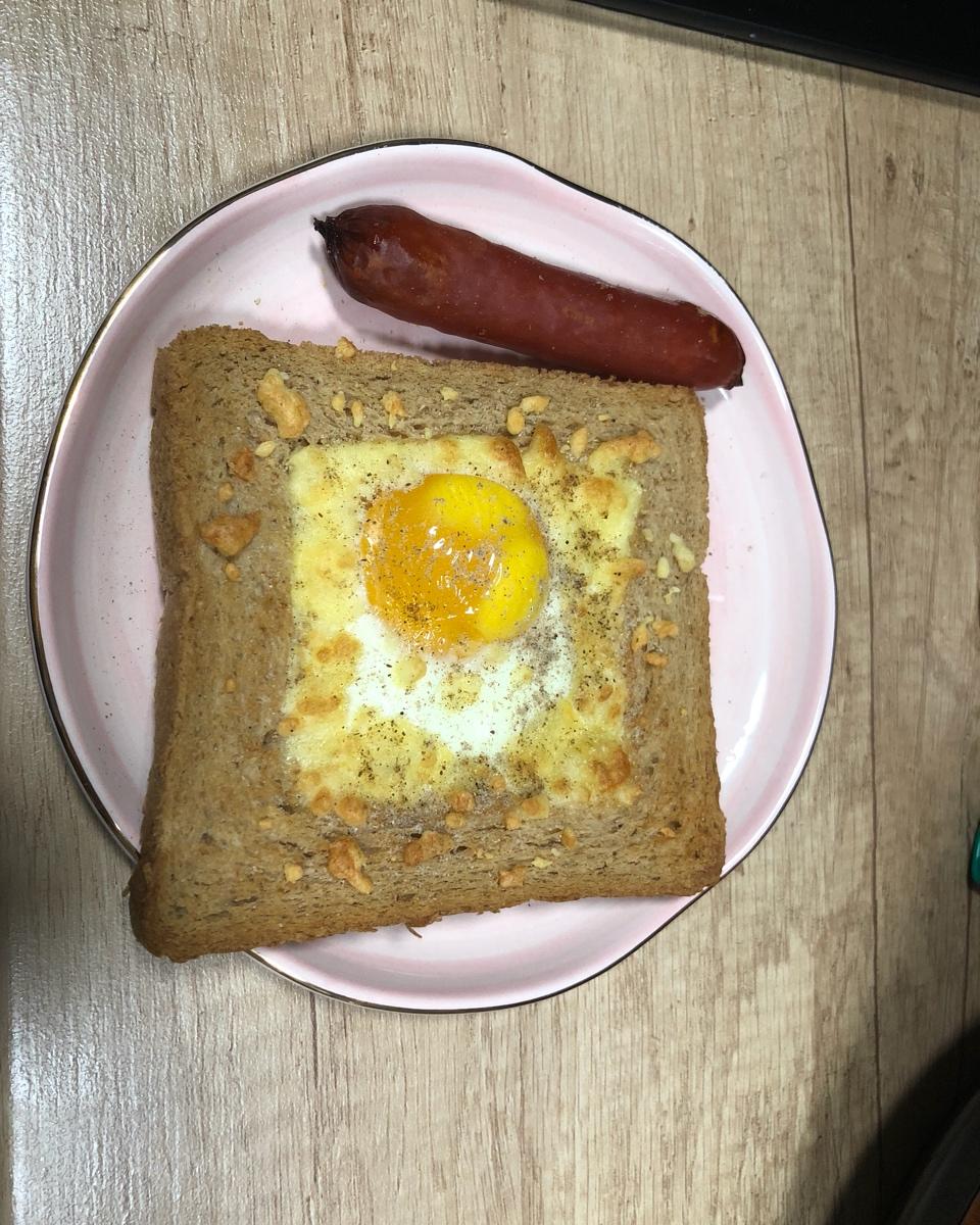 鸡蛋芝士烤吐司