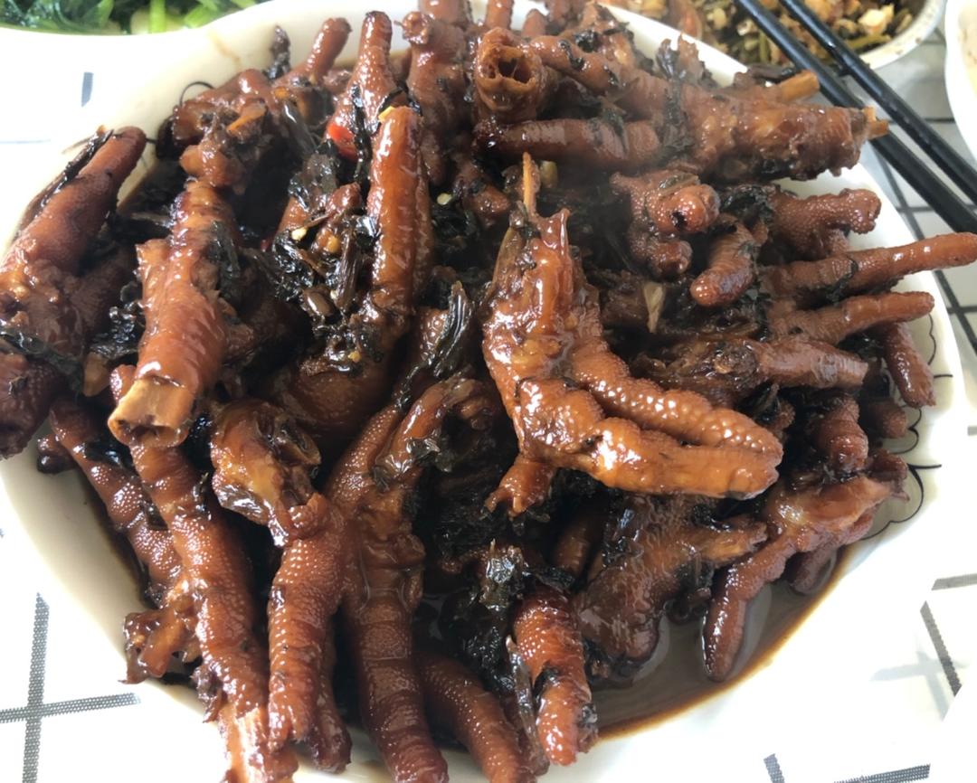 黏嘴巴的梅干菜烧凤爪