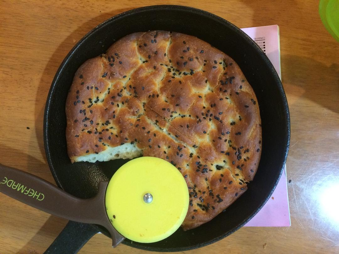 简易发面葱油饼（烤箱版）