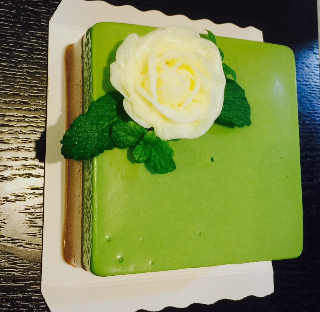 巧克力抹茶慕斯蛋糕