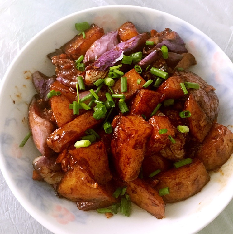 红烧茄子土豆