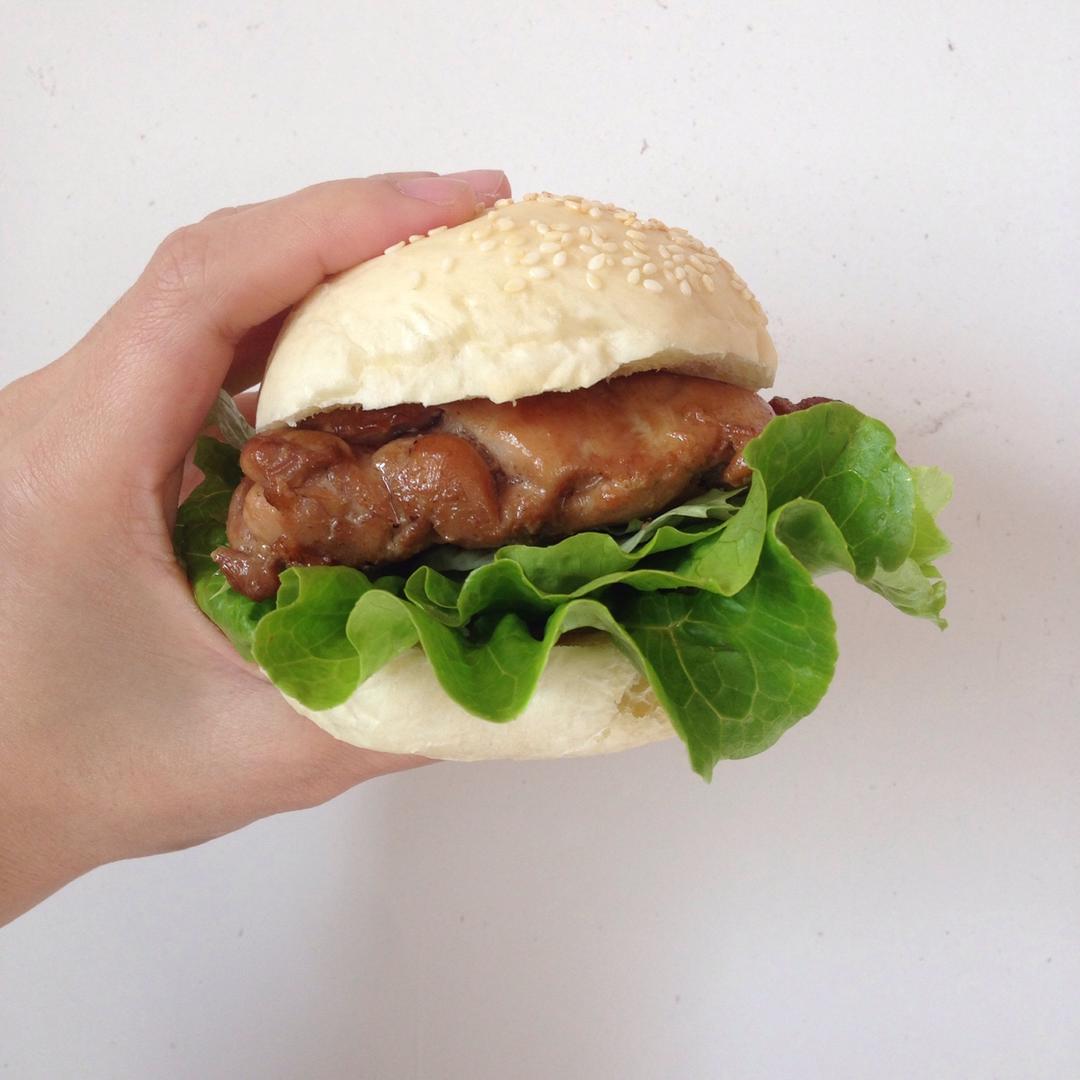 自制营养肉饼汉堡包