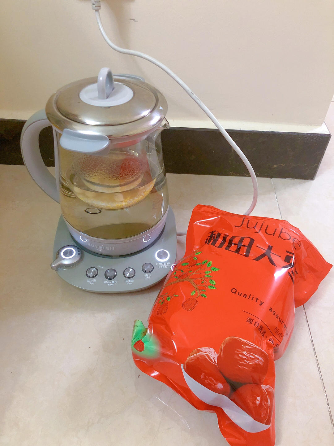 鲜虾藜麦饭【10月北鼎养生壶食谱】