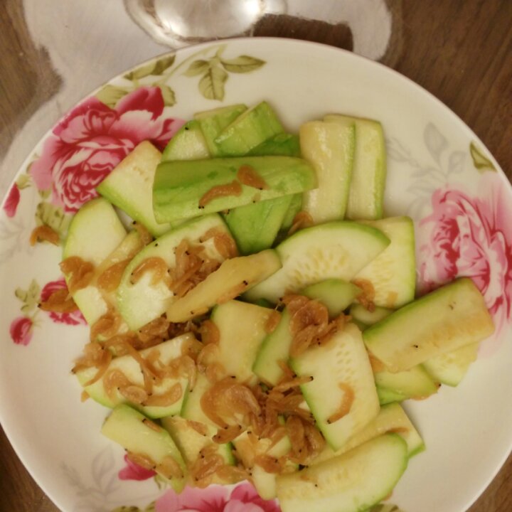 虾皮清炒西葫芦