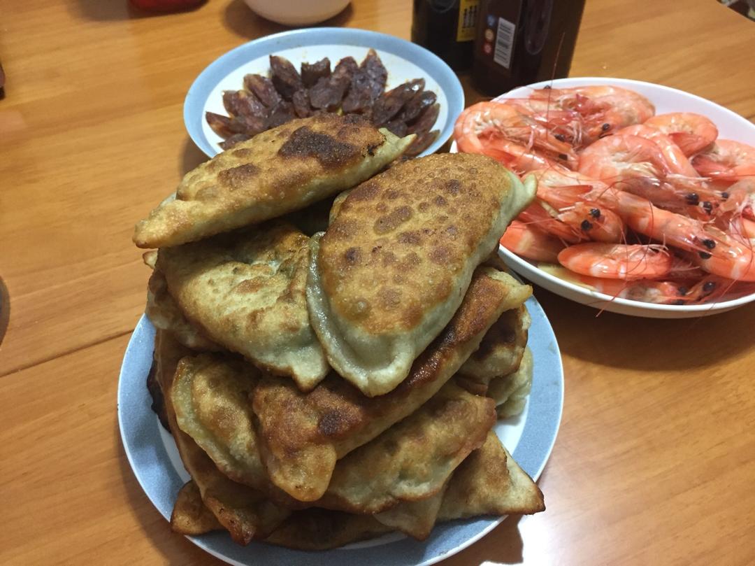 韭菜盒子 Chinese Leek and Egg Pasty