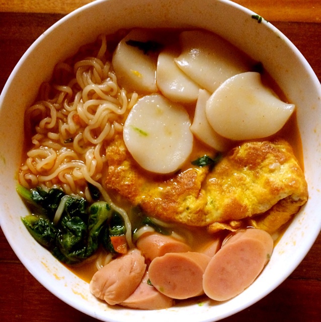 韩国辣酱汤面（辛拉面）