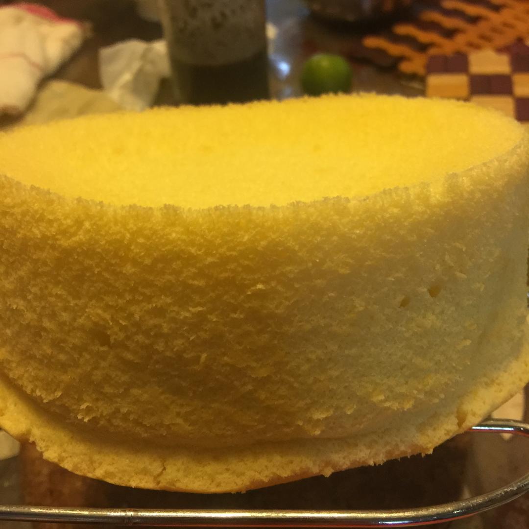 6寸原味戚风蛋糕