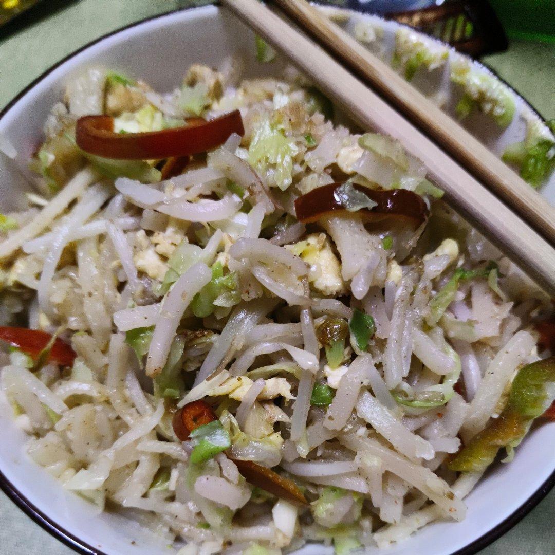 陕西私房炒饼[内附饼丝做法]