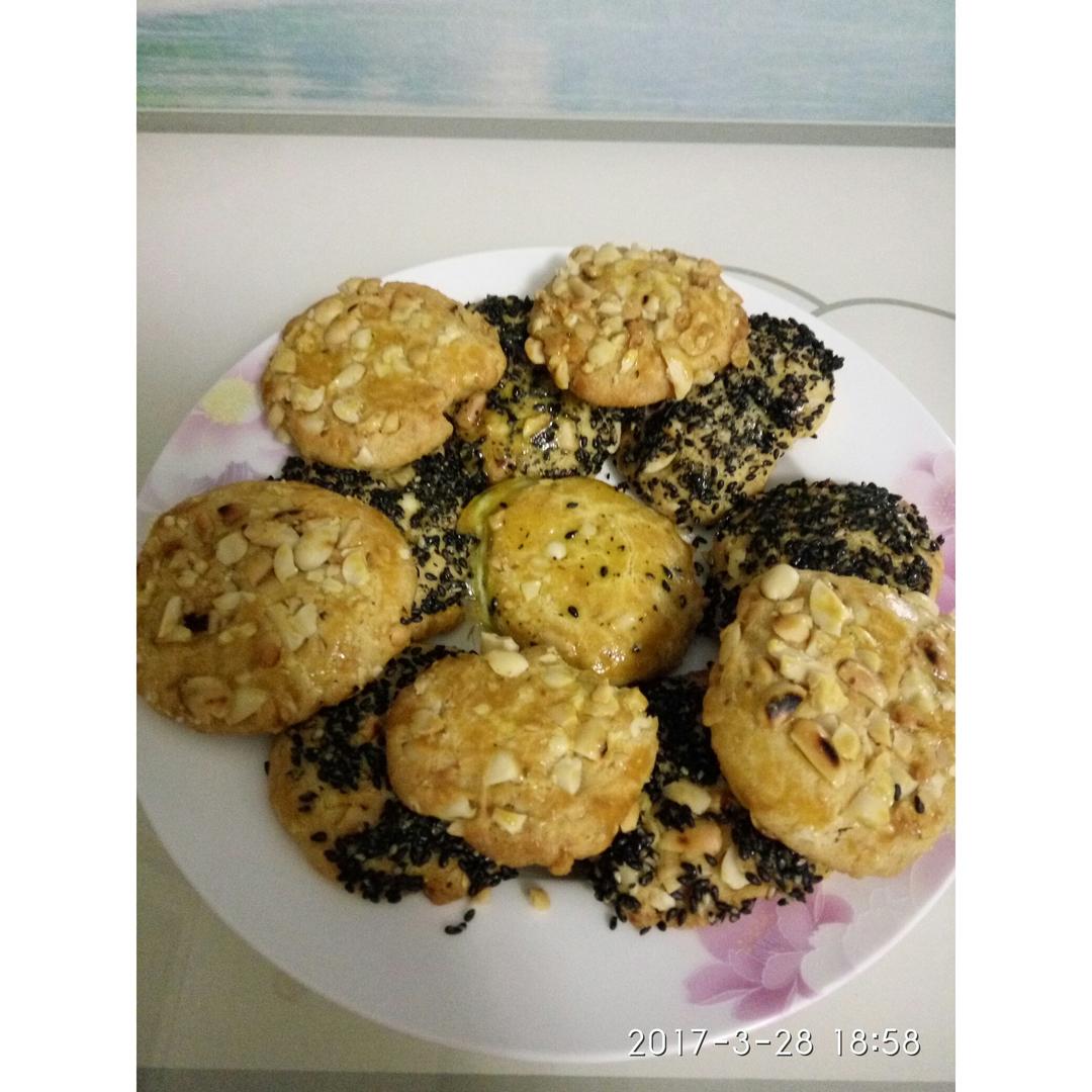 超级好吃的花生酥饼（橄榄油版）