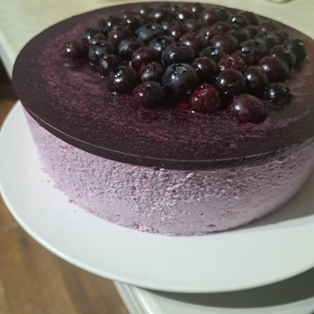 蓝莓慕斯