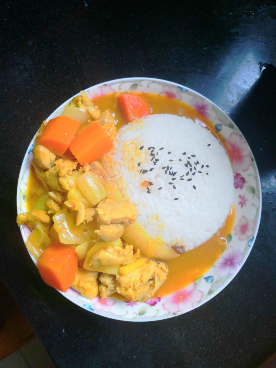 咖喱鸡肉饭
