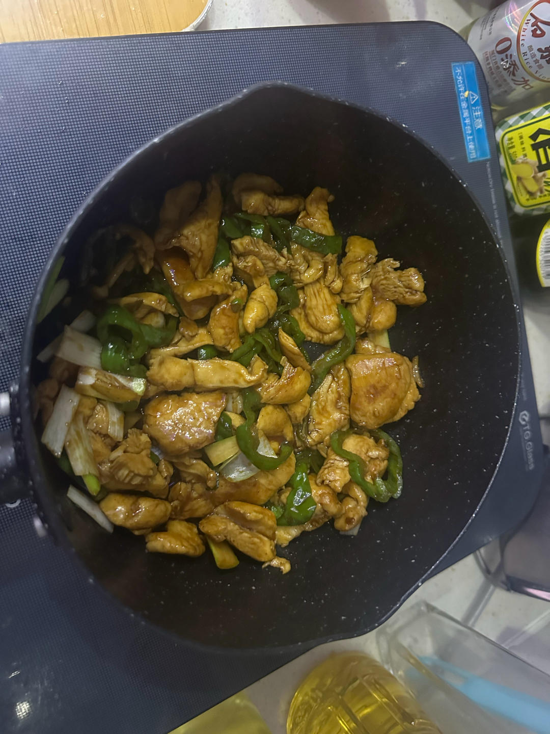 巨好吃的青椒炒鸡胸肉丝，超下饭