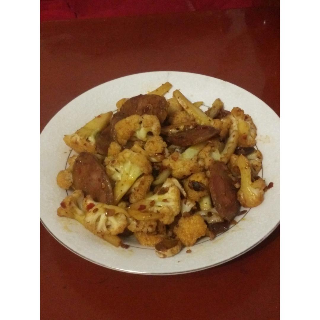 干锅菜花