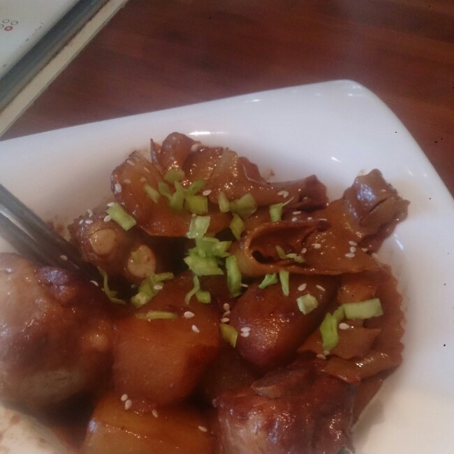 豆角焖面