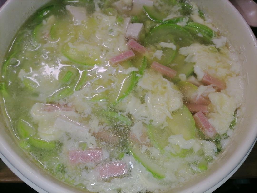 原汁美味「西葫芦鸡蛋汤」