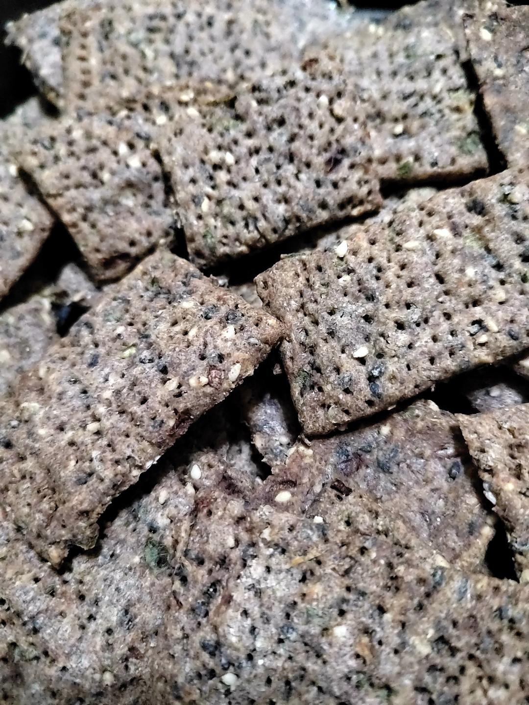 增肌减脂期零食 快手全麦荞麦香葱芝麻苏打饼干 无糖无油 空气炸锅版 消耗全麦粉荞麦粉玉米粉