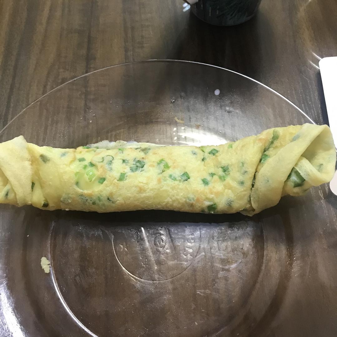 快速早餐鸡蛋葱花饼