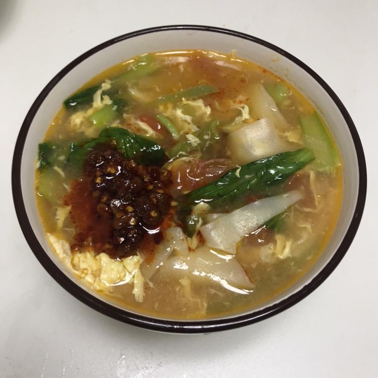 西红柿鸡蛋面片 （内附揪面片教程）