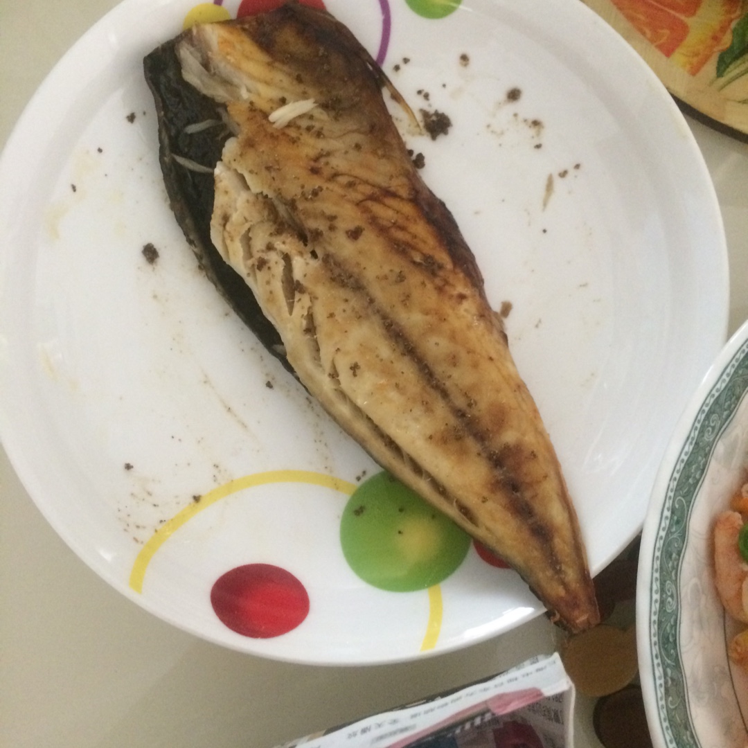 日式盐烤青花鱼