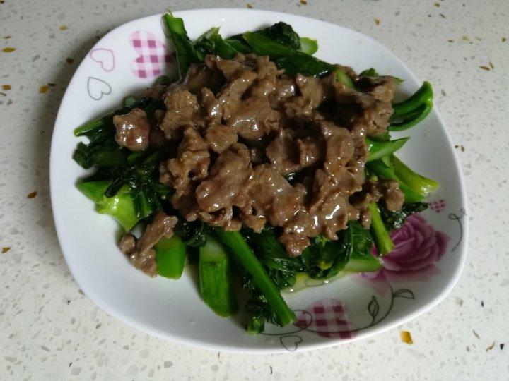 潮汕菜--芥蓝炒牛肉