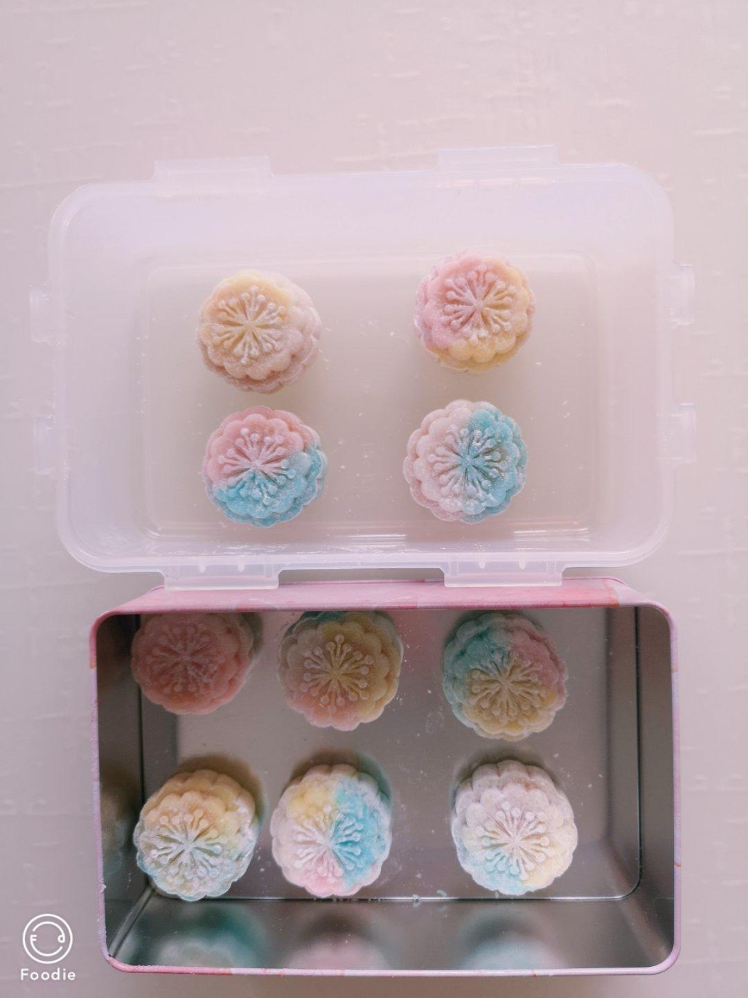 好吃到哭的冰皮月饼（细腻绿豆沙/榴莲）