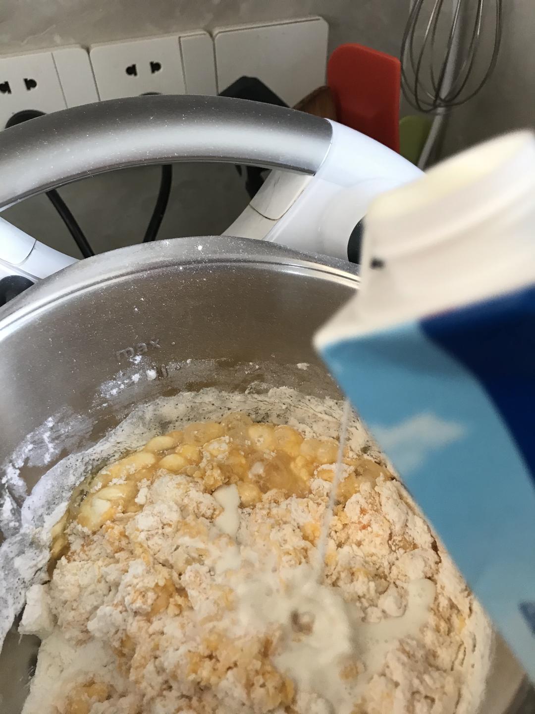 纯奶手撕吐司的做法 步骤1