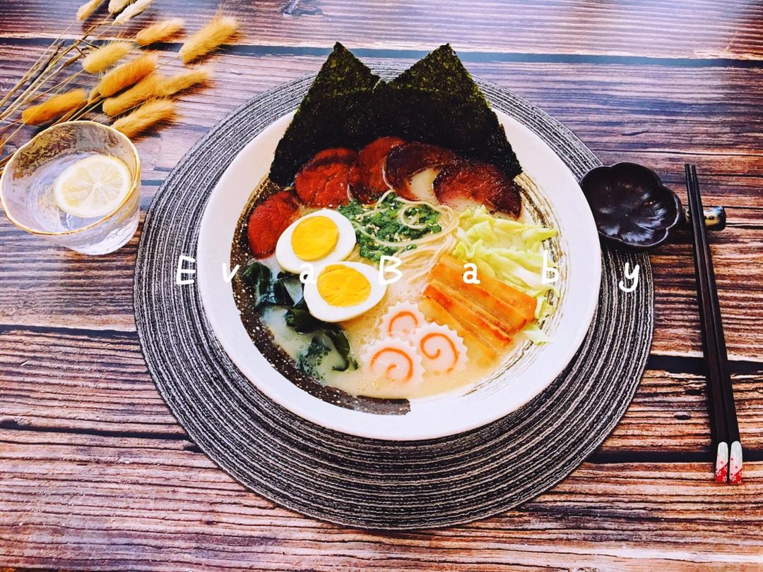 evababy92做的日本豚骨拉面