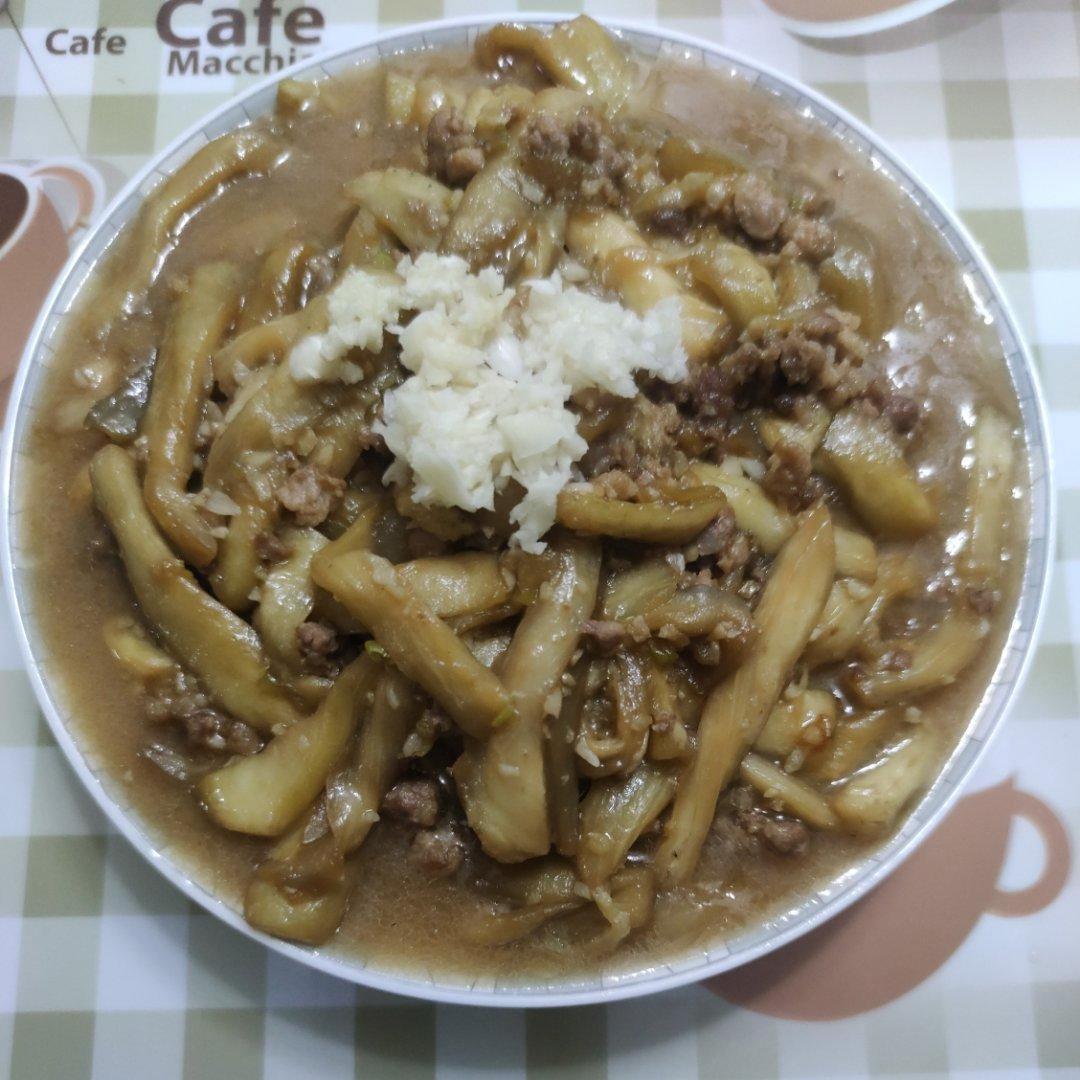 超级下饭不用过油的回锅茄子