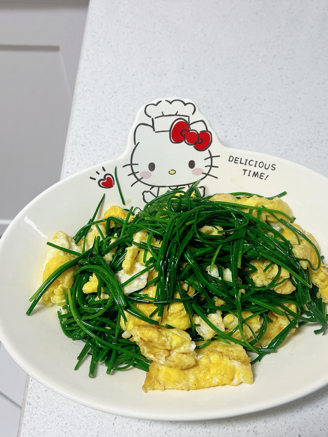 沙葱炒鸡蛋