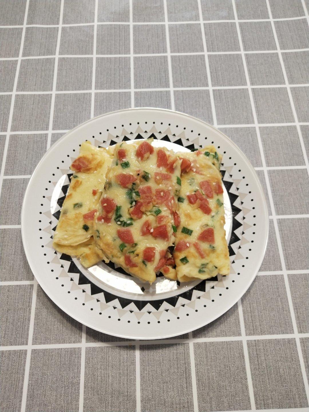 葱花鸡蛋饼