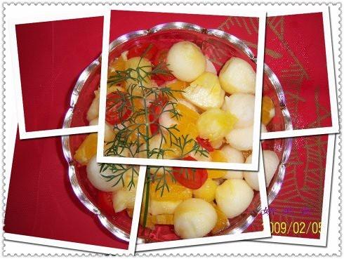蜂蜜杂果的做法