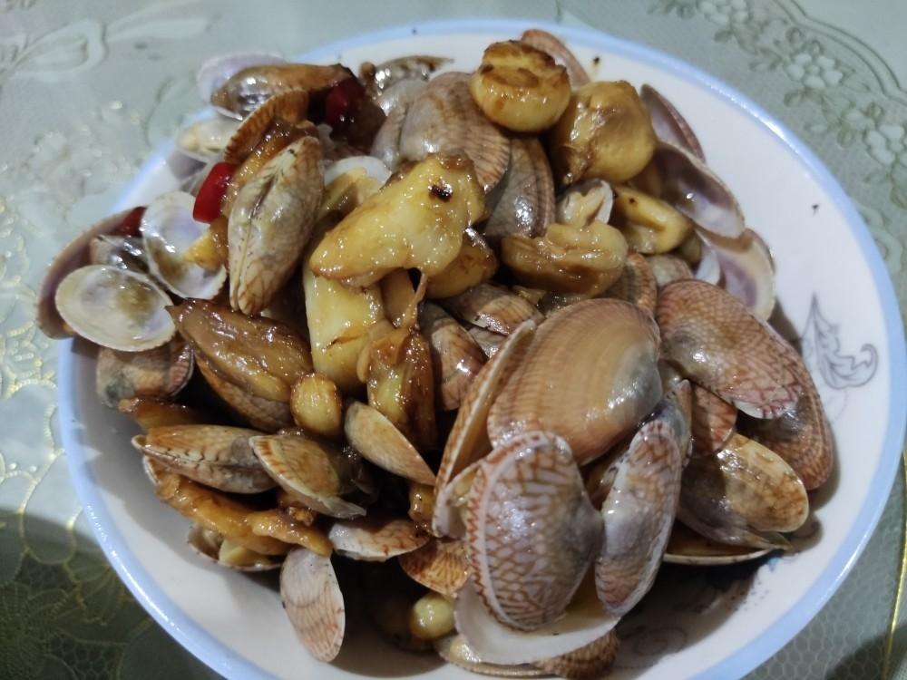 炒花甲（老公拿手菜）