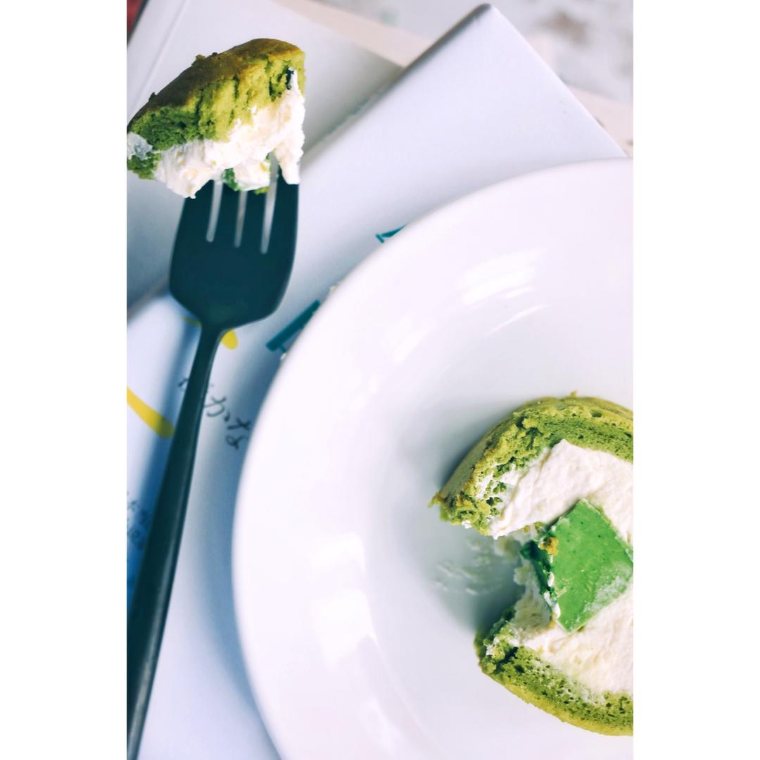 抹茶奶冻