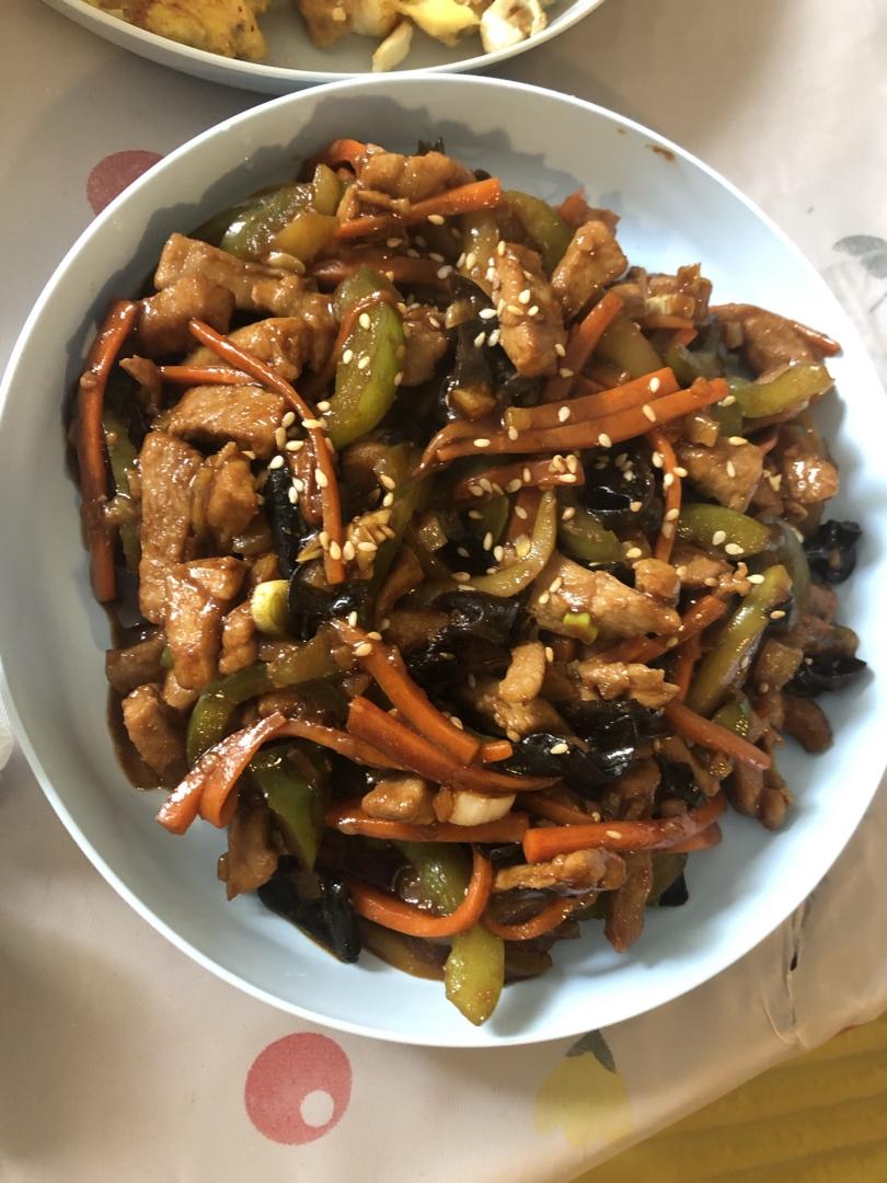 米饭杀手🍚改良版鱼香肉丝🍚不辣版