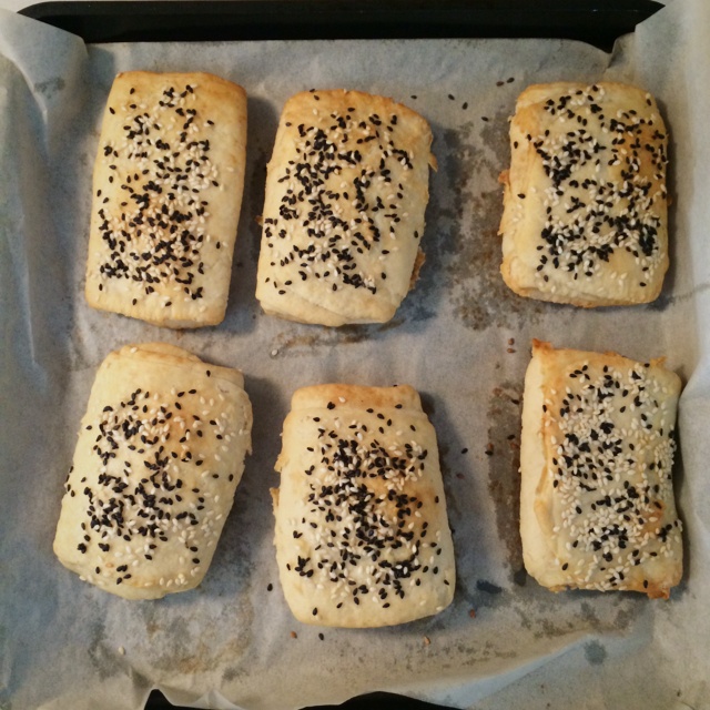 天然酵母版椒盐芝麻烧饼