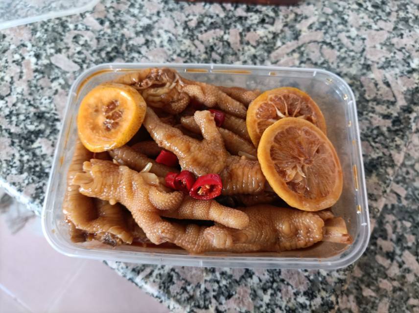 抖音网红百香果柠檬凤爪