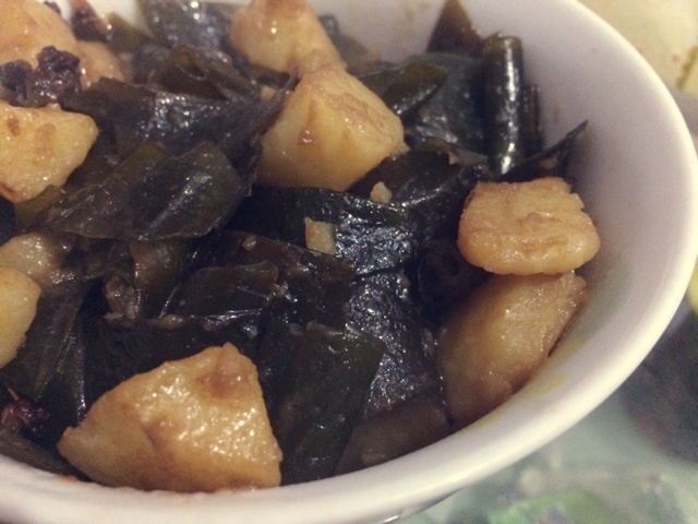 烧土豆海带