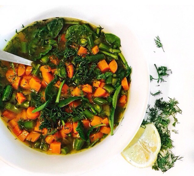 排毒·抗氧化’蔬菜清汤的做法
