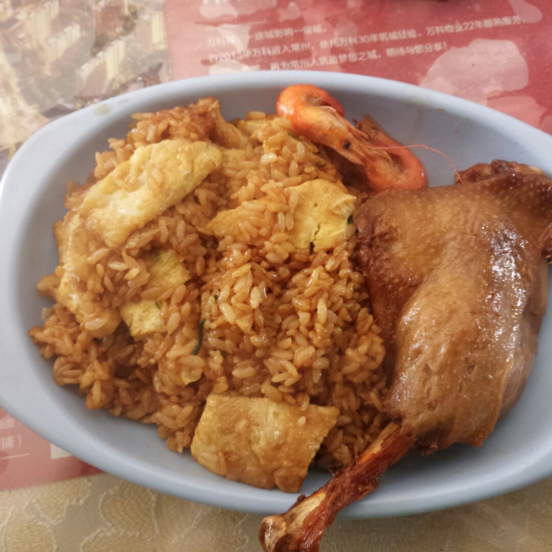 傻瓜版酱油炒饭