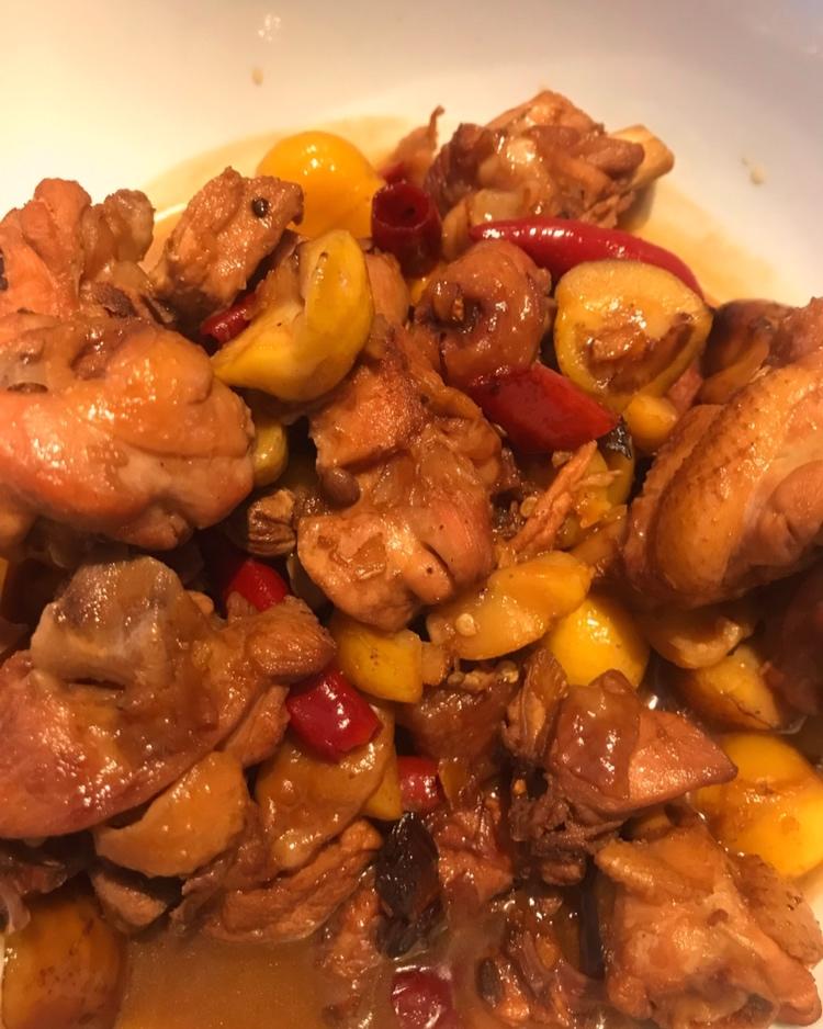 【栗子烧鸡】鸡肉都给你吃，栗子归我~