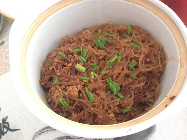 肉末粉丝煲